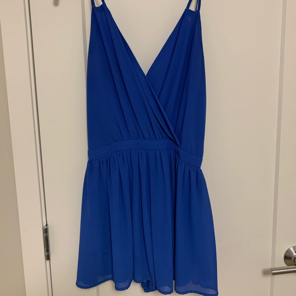 Blue romper